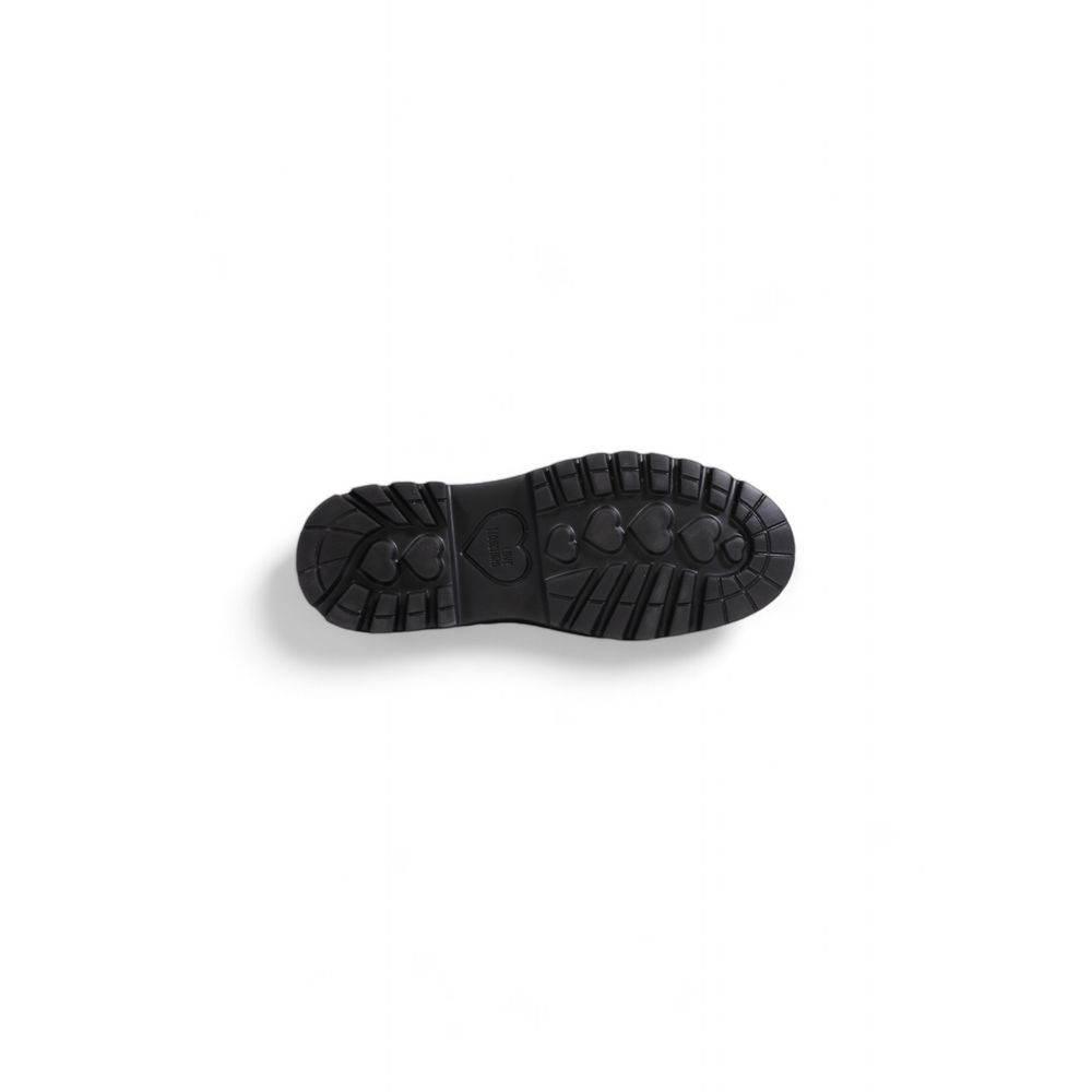 Love Moschino Black Polyethylene Flat Shoe - Hilstor