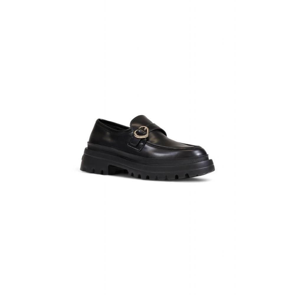 Love Moschino Black Polyethylene Flat Shoe - Hilstor