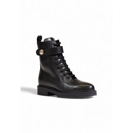 Furla Black Leather Boot - Hilstor