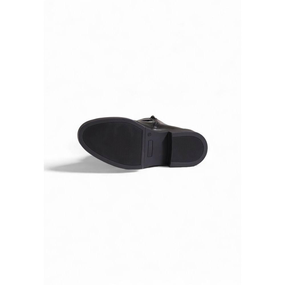 Furla Black Leather Boot - Hilstor