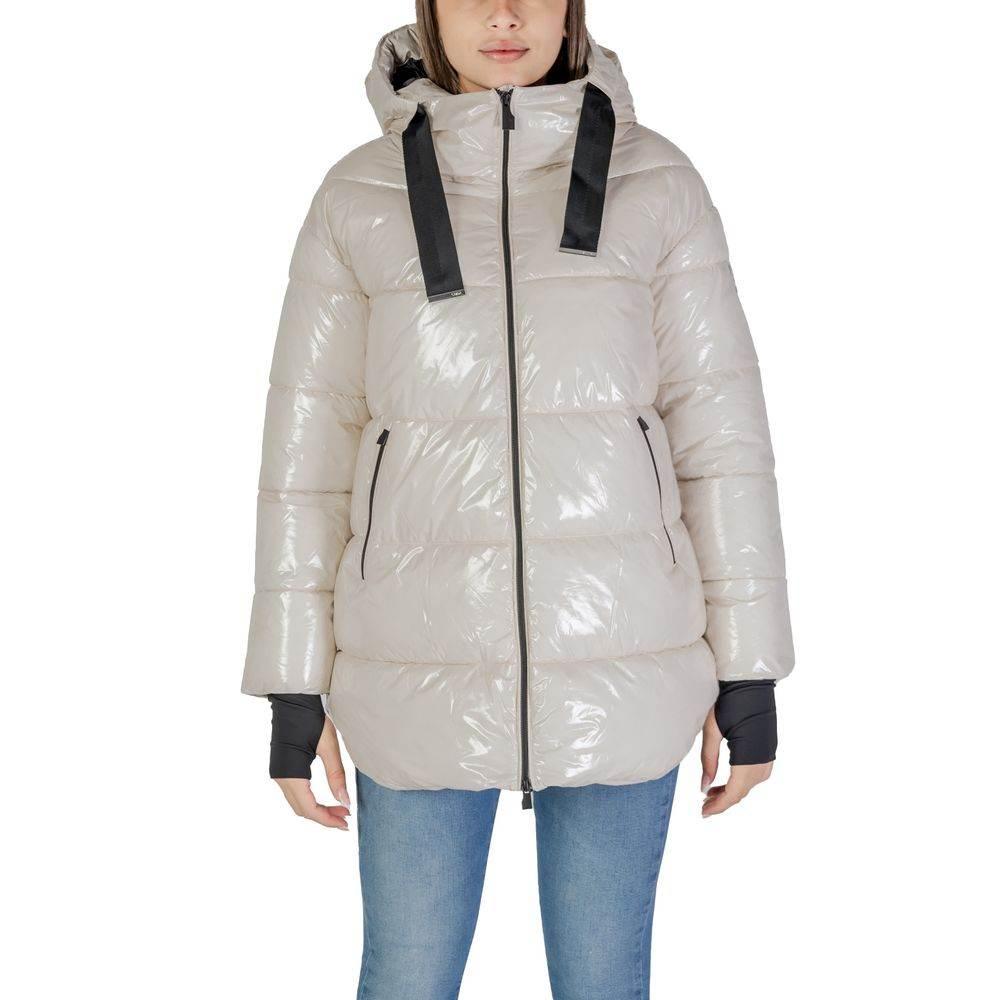 Suns Beige Polyamide Jackets & Coat - Hilstor