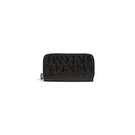 Armani Exchange Black Polyester Wallet - Hilstor
