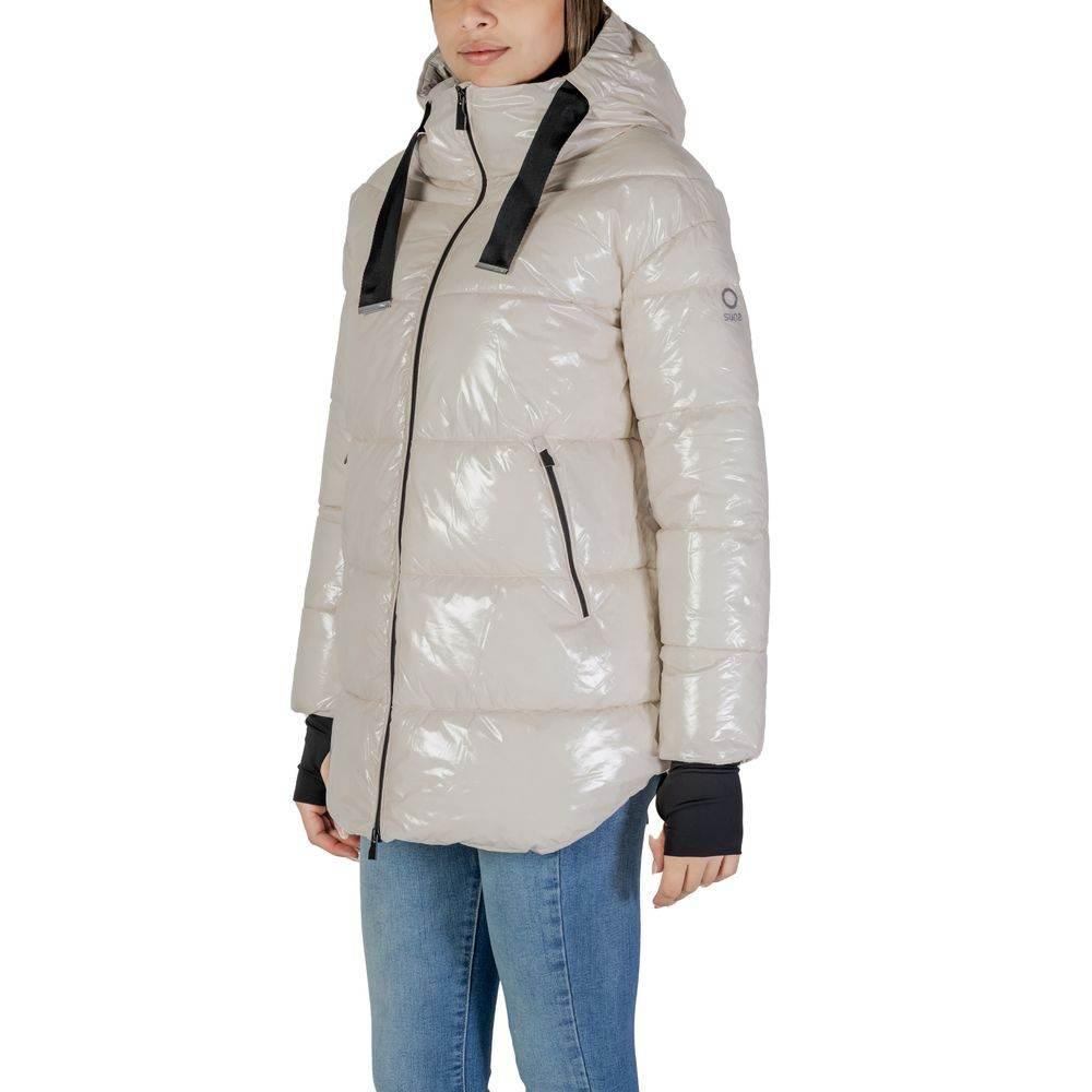 Suns Beige Polyamide Jackets & Coat - Hilstor