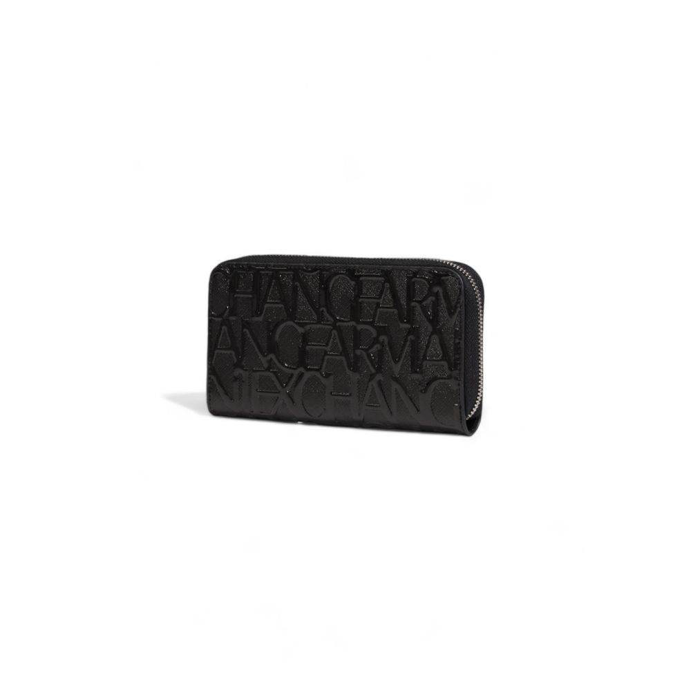 Armani Exchange Black Polyester Wallet - Hilstor
