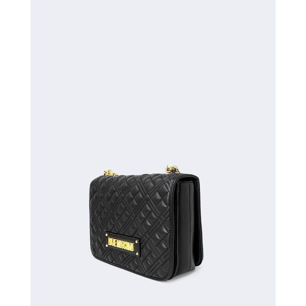 Love Moschino Black Polyethylene Handbag - Hilstor