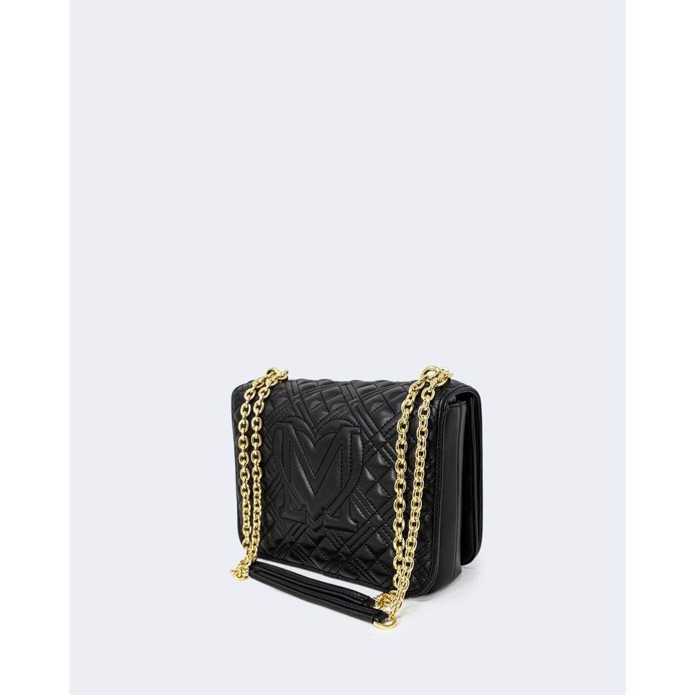 Love Moschino Black Polyethylene Handbag - Hilstor