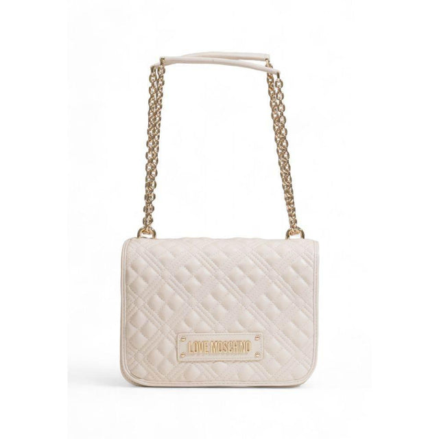 Love Moschino Beige Polyethylene Handbag - Hilstor