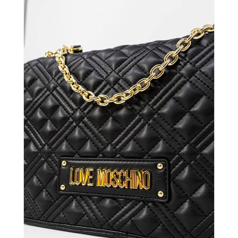 Love Moschino Black Polyethylene Handbag - Hilstor