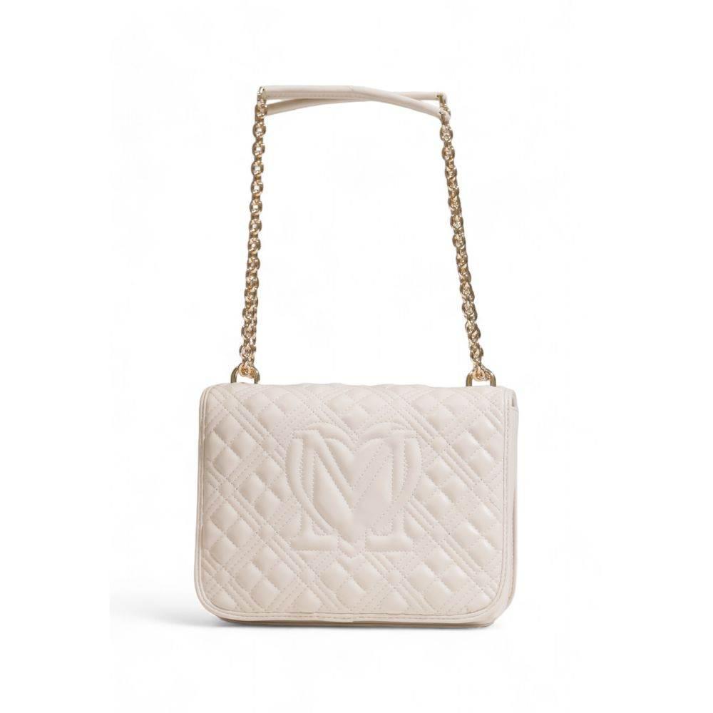 Love Moschino Beige Polyethylene Handbag - Hilstor