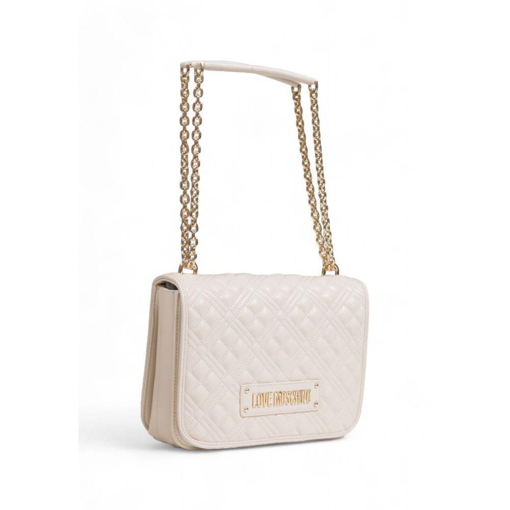 Love Moschino Beige Polyethylene Handbag - Hilstor