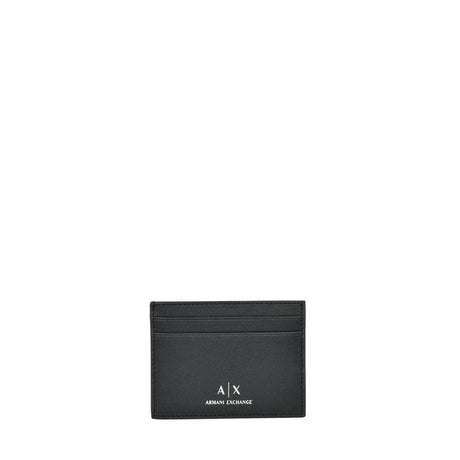 Armani Exchange Black Leather Wallet - Hilstor