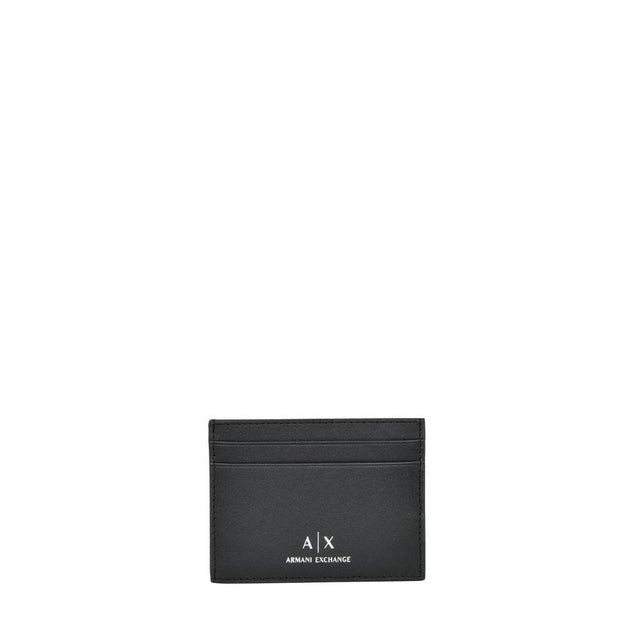 Armani Exchange Black Leather Wallet - Hilstor