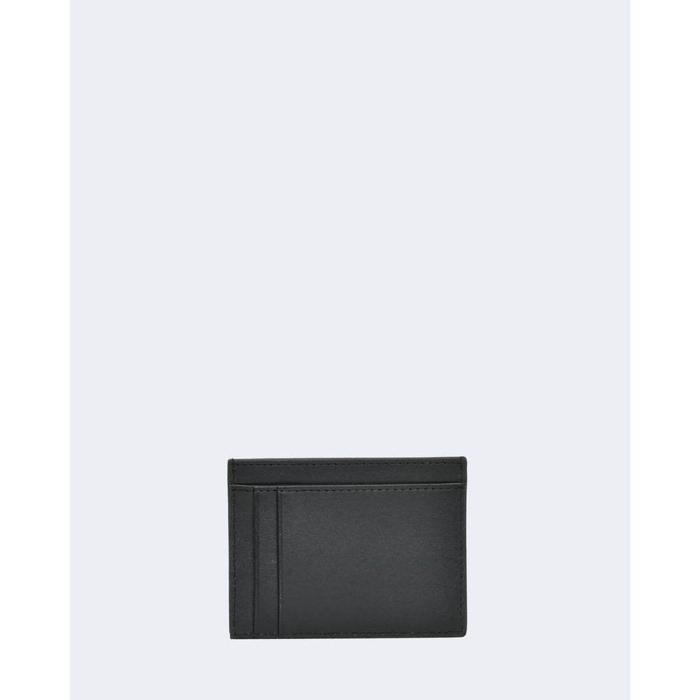 Armani Exchange Black Leather Wallet - Hilstor