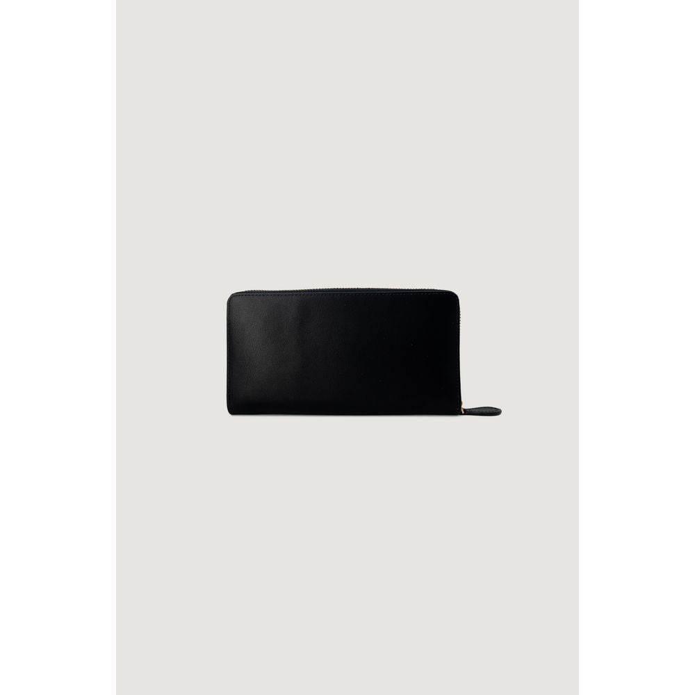 PINKO Black Leather Wallet - Hilstor