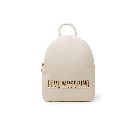 Love Moschino Beige Polyethylene Backpack - Hilstor