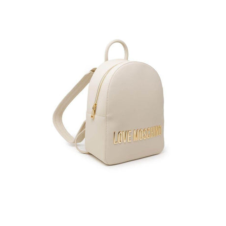 Love Moschino Beige Polyethylene Backpack - Hilstor