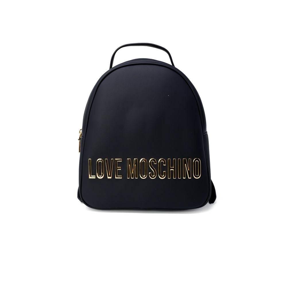 Love Moschino Black Polyethylene Backpack - Hilstor