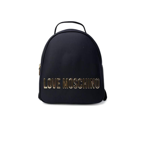 Love Moschino Black Polyethylene Backpack - Hilstor