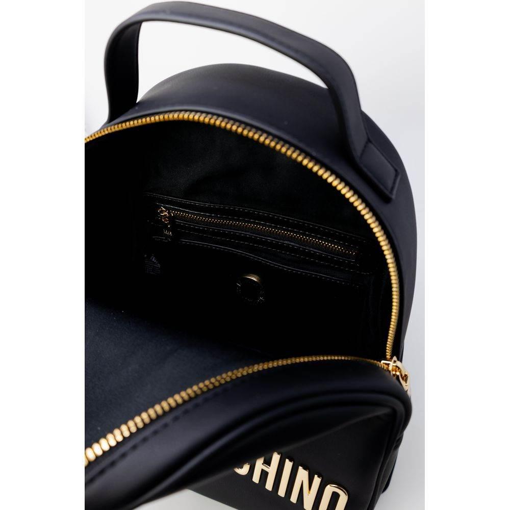 Love Moschino Black Polyethylene Backpack - Hilstor