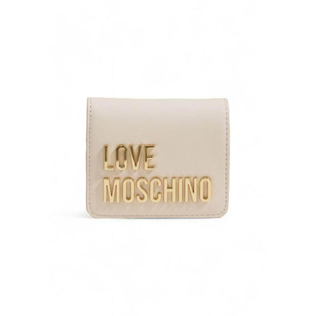 Love Moschino Beige Polyethylene Wallet - Hilstor