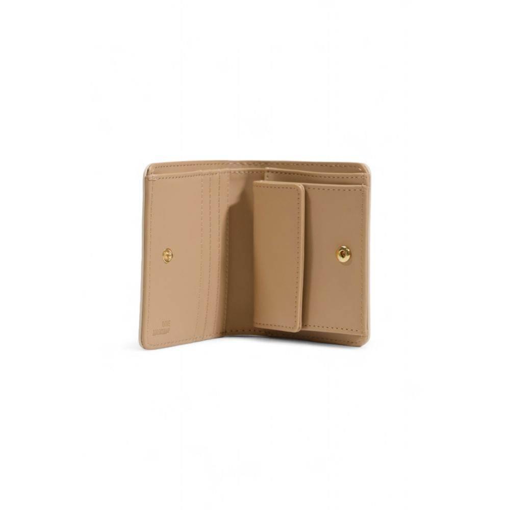 Love Moschino Beige Polyethylene Wallet - Hilstor