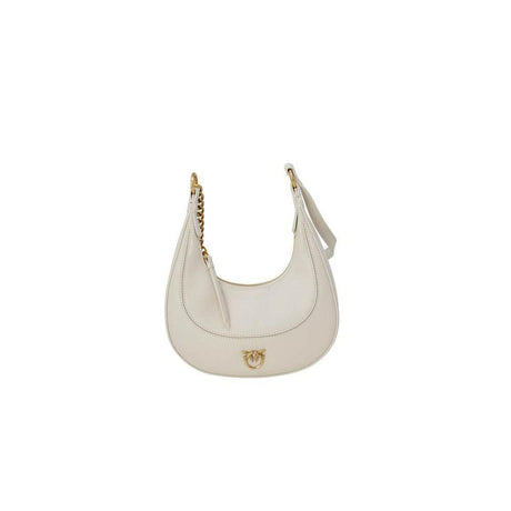 PINKO White Leather Handbag - Hilstor