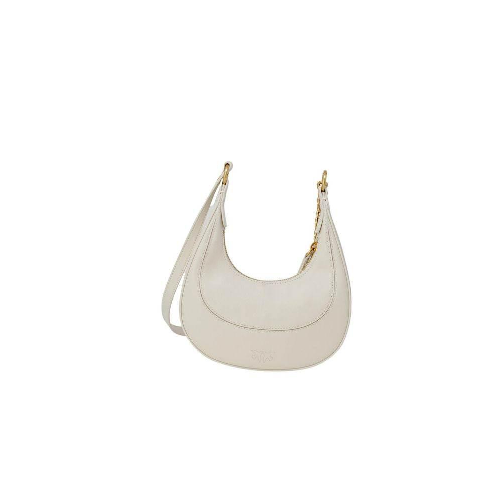 PINKO White Leather Handbag - Hilstor