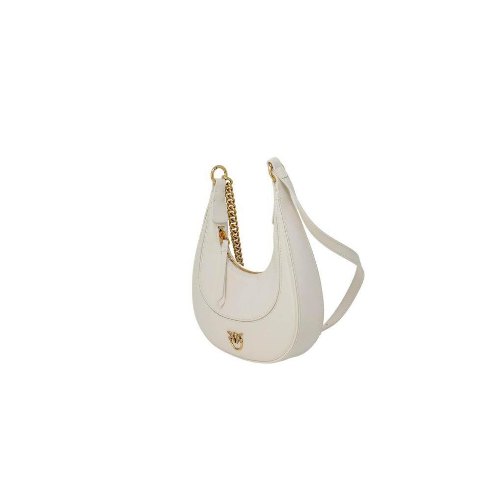 PINKO White Leather Handbag - Hilstor