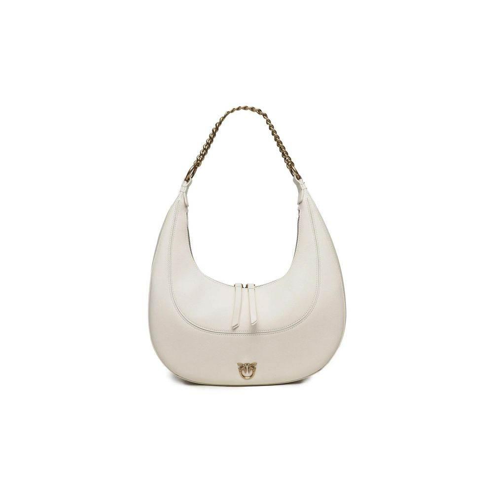 PINKO White Leather Handbag - Hilstor