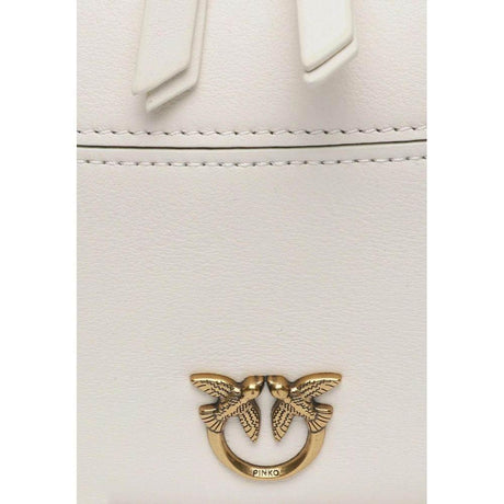 PINKO White Leather Handbag - Hilstor