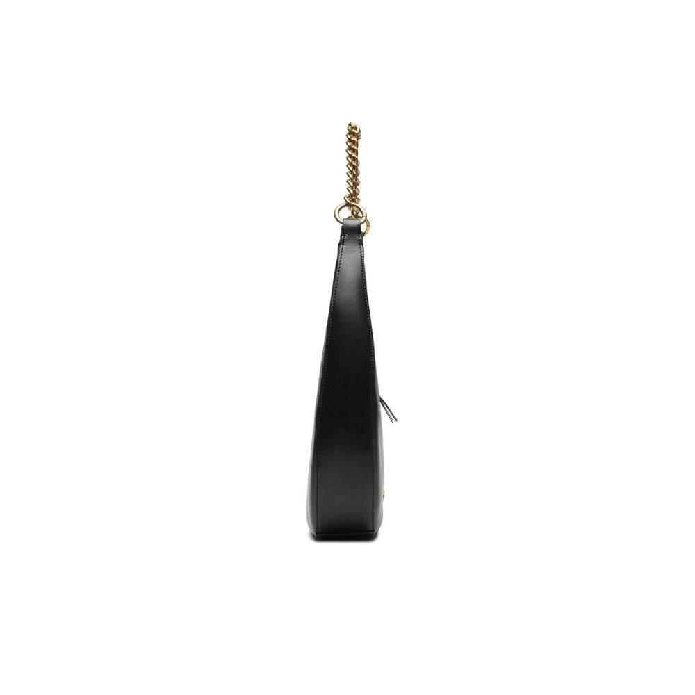 PINKO Black Leather Handbag - Hilstor
