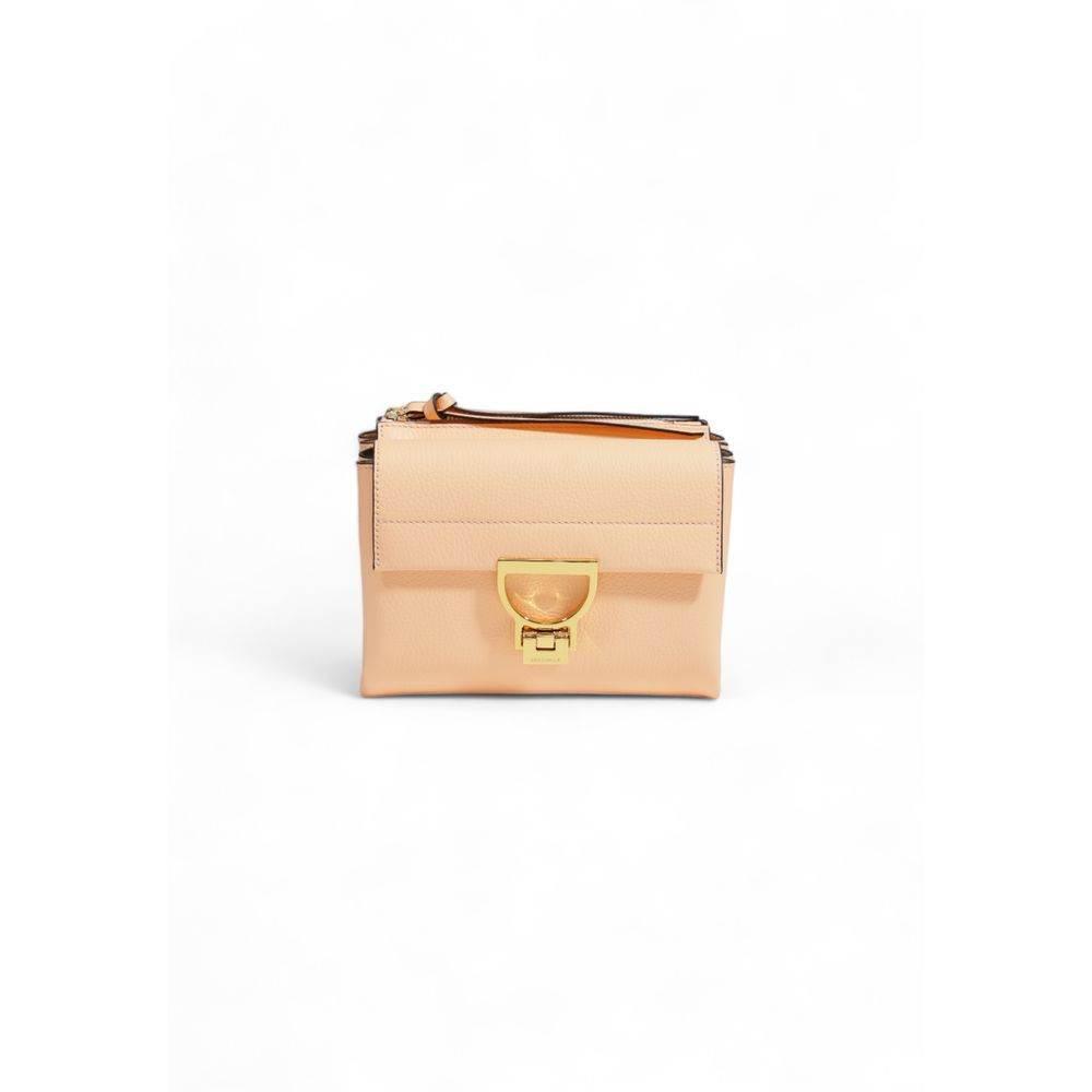 Coccinelle Orange Leather Handbag - Hilstor