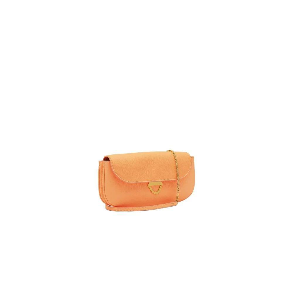 Coccinelle Orange Leather Handbag - Hilstor