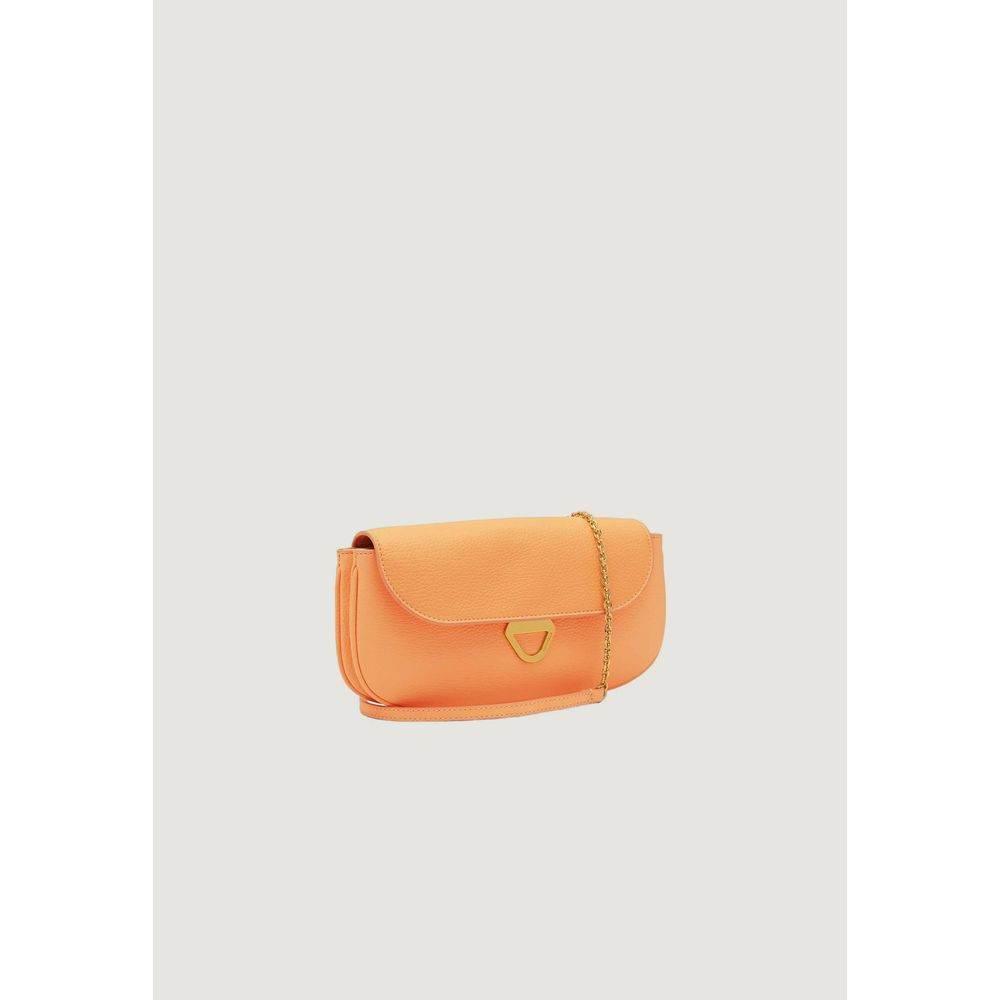 Coccinelle Orange Leather Handbag - Hilstor
