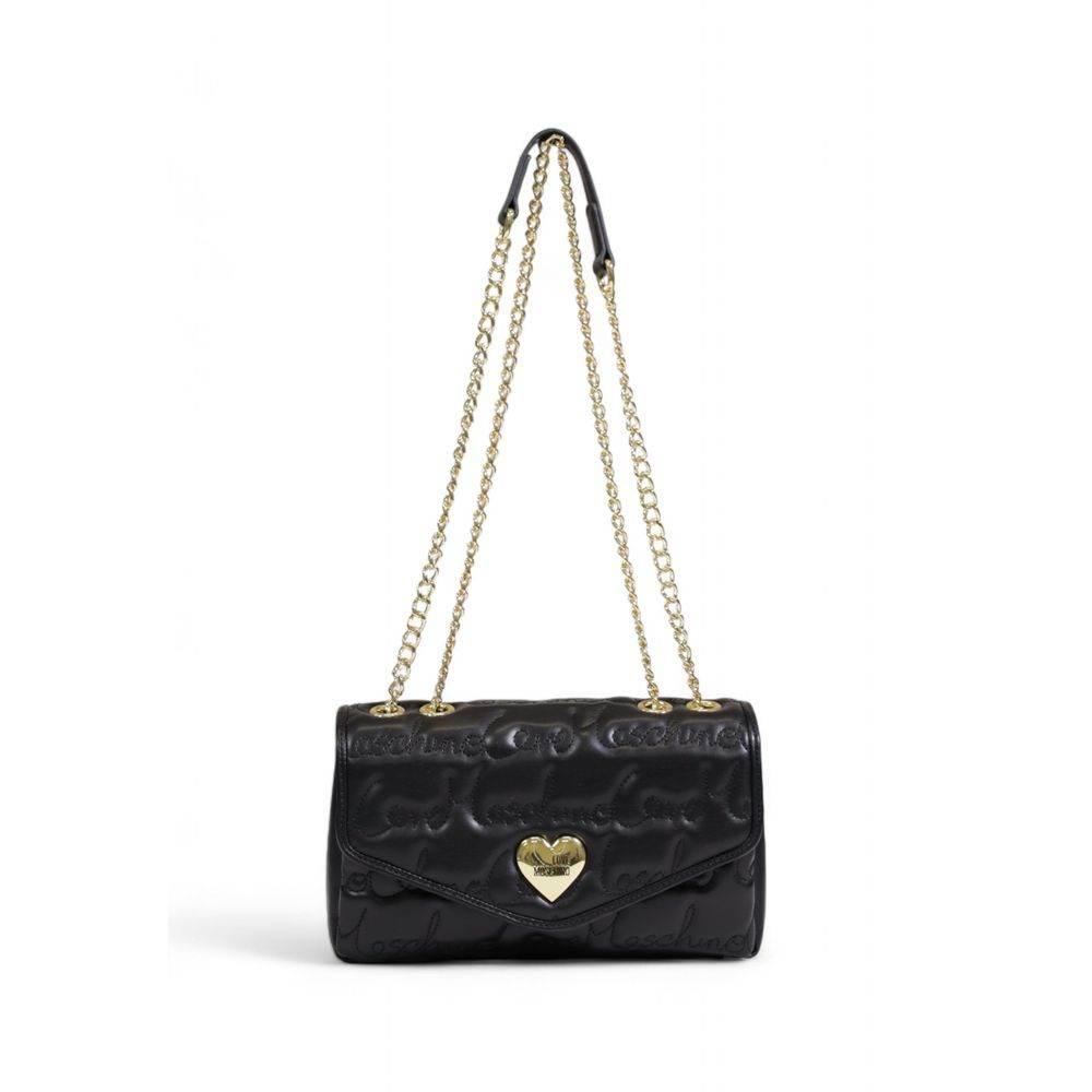Love Moschino Black Polyethylene Handbag - Hilstor