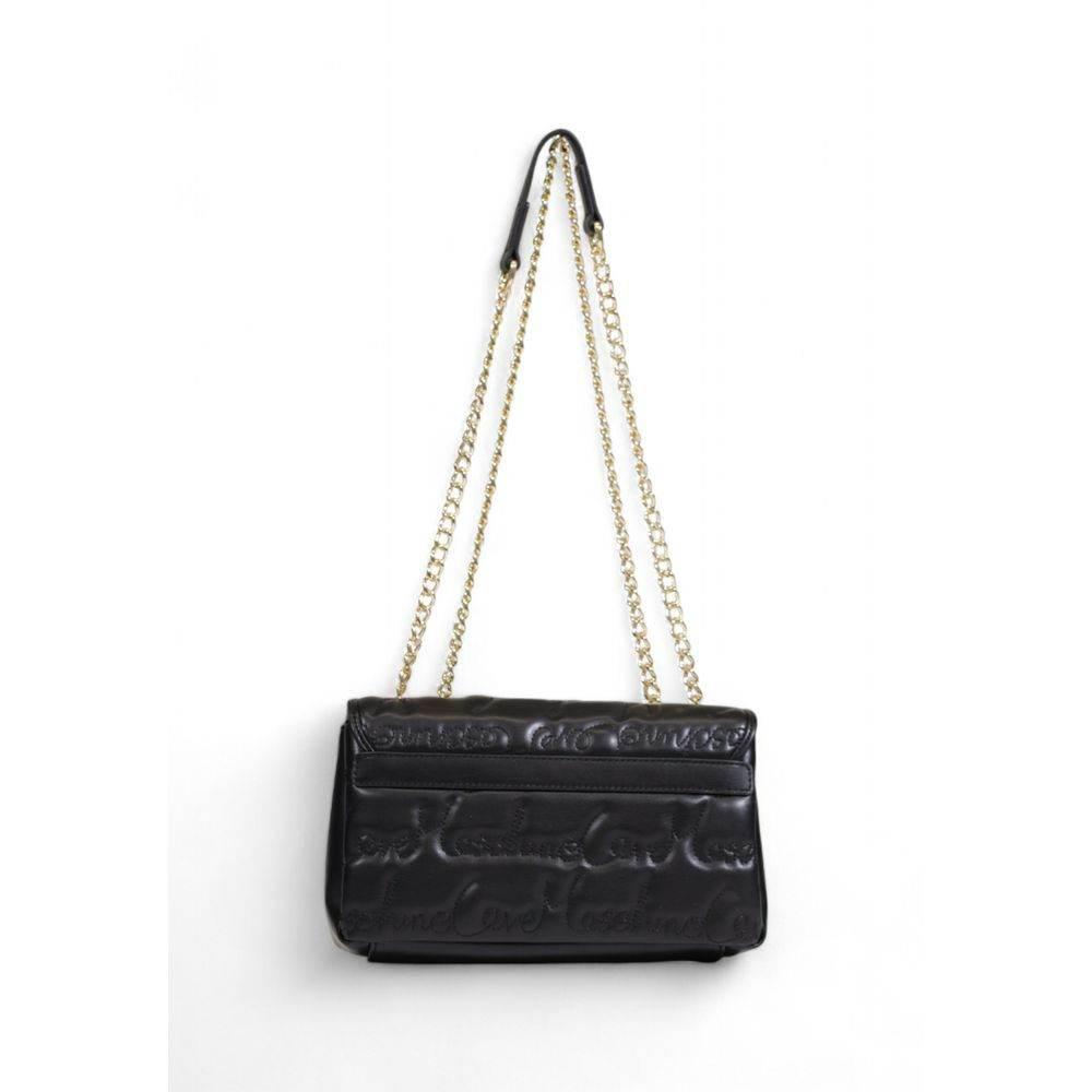 Love Moschino Black Polyethylene Handbag - Hilstor