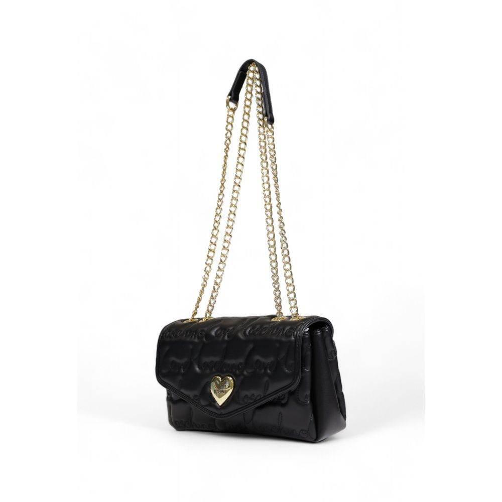 Love Moschino Black Polyethylene Handbag - Hilstor