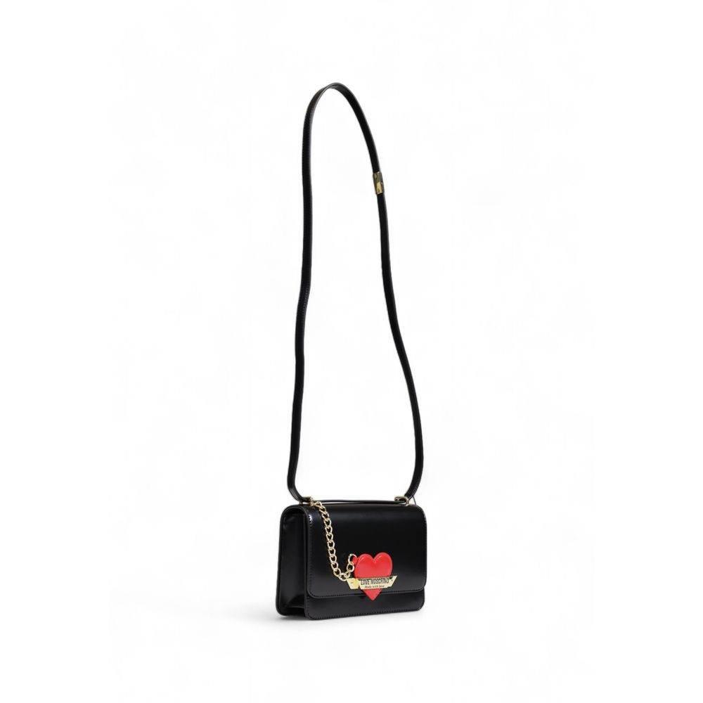 Love Moschino Black Polyethylene Handbag - Hilstor