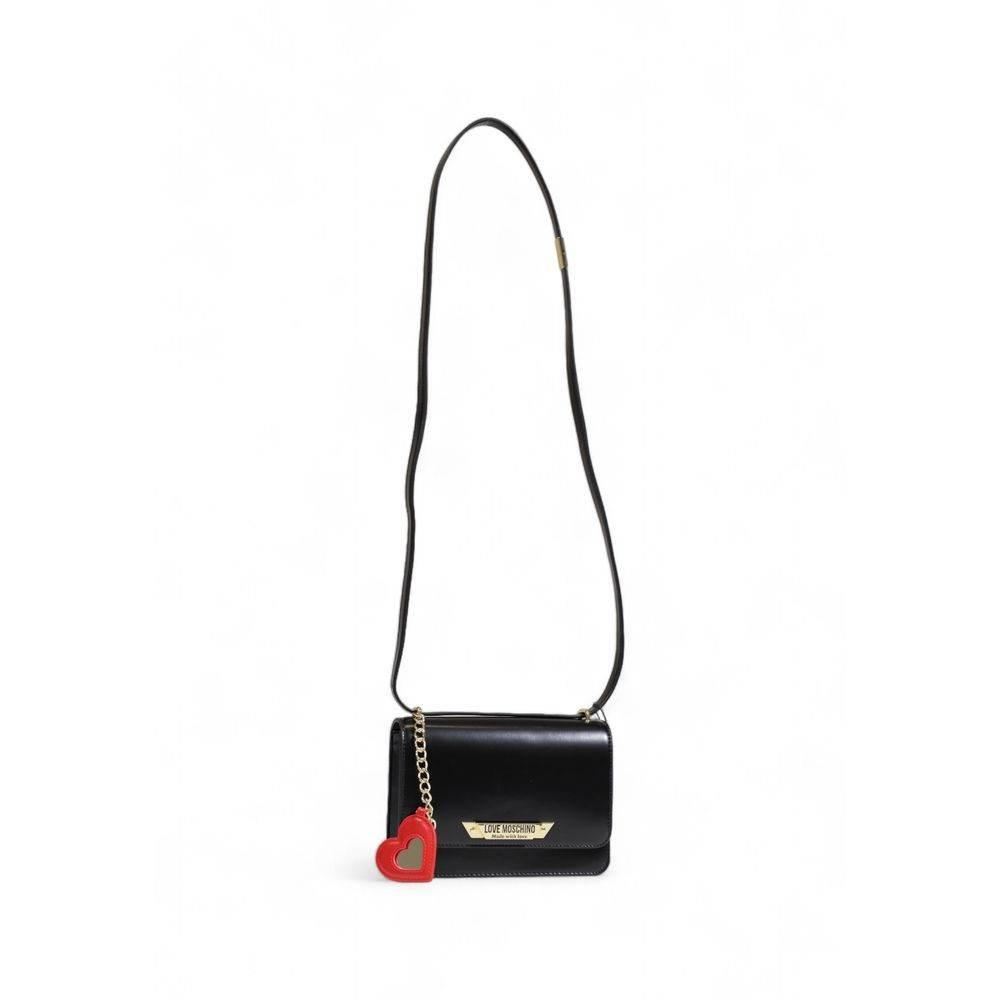 Love Moschino Black Polyethylene Handbag - Hilstor