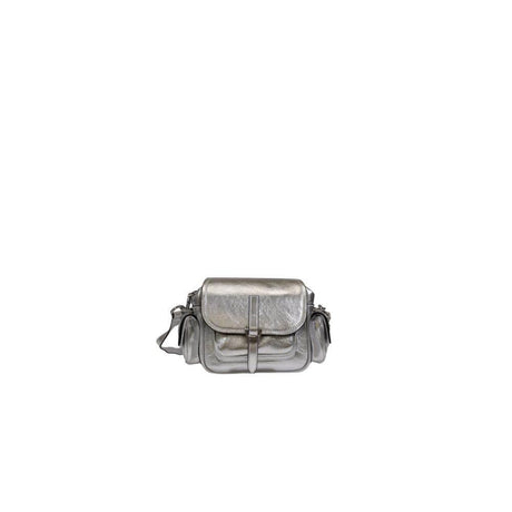 Coccinelle Silver Leather Handbag - Hilstor