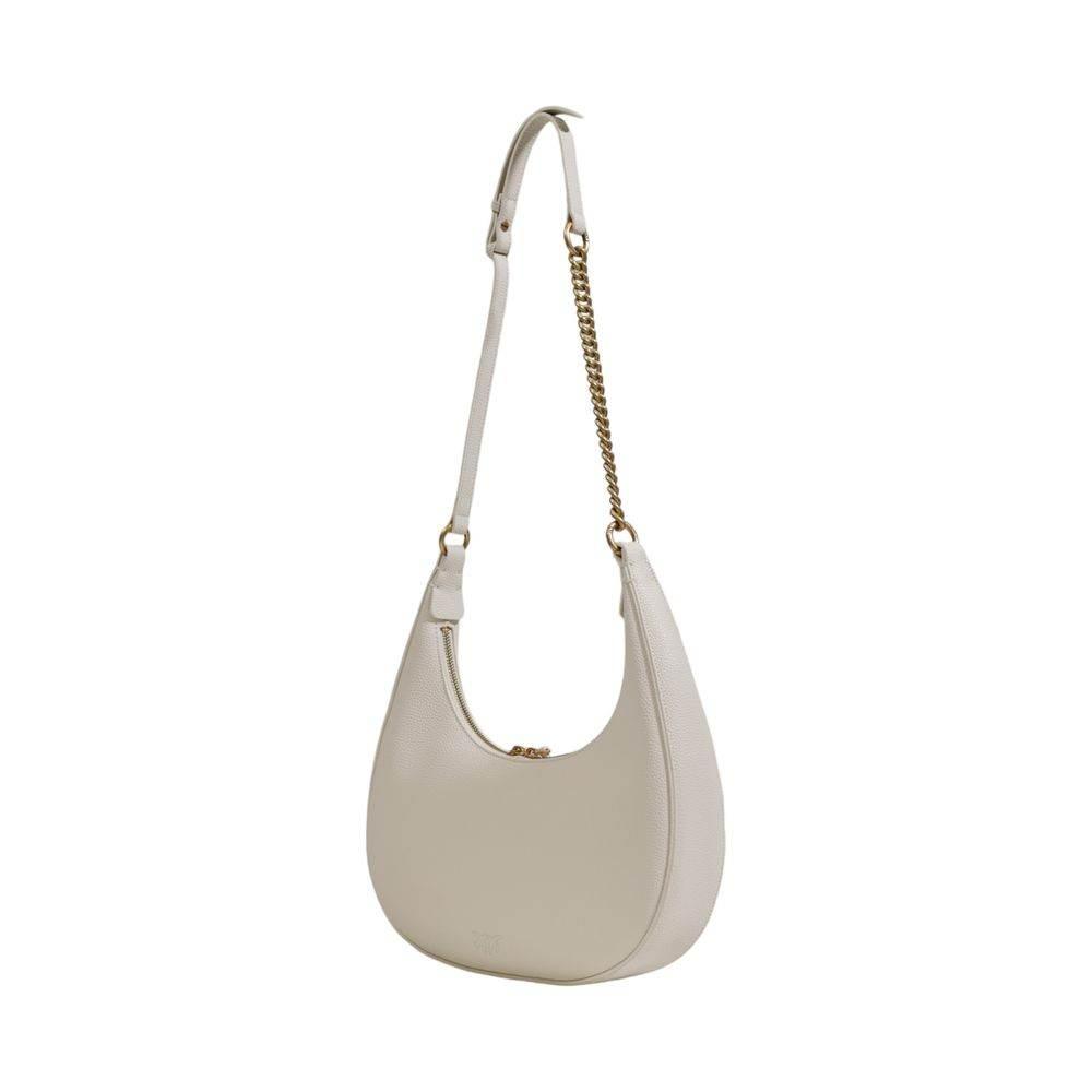 PINKO White Leather Handbag - Hilstor