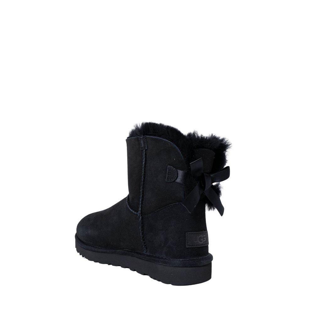 UGG Black Suede Leather Boot - Hilstor