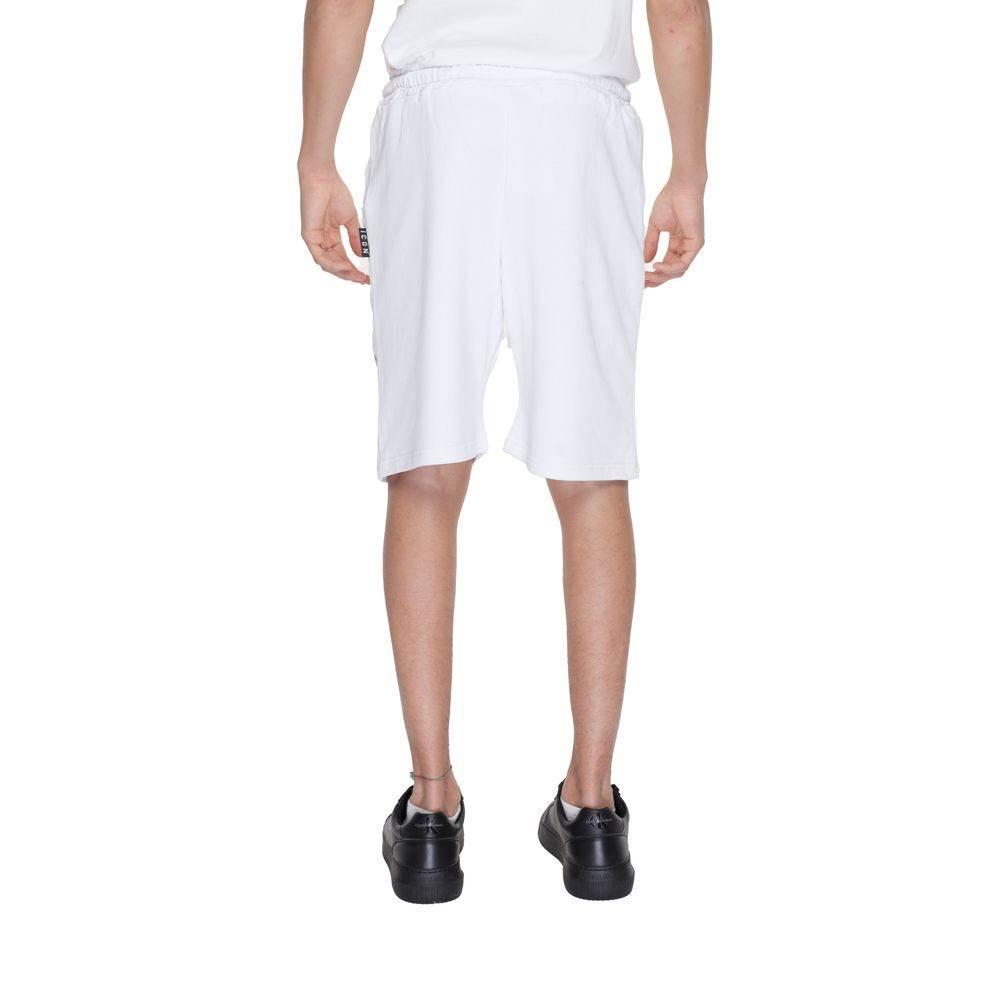 Icon White Cotton Bermuda - Hilstor