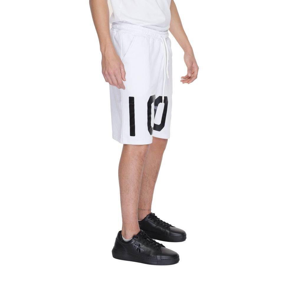 Icon White Cotton Bermuda - Hilstor