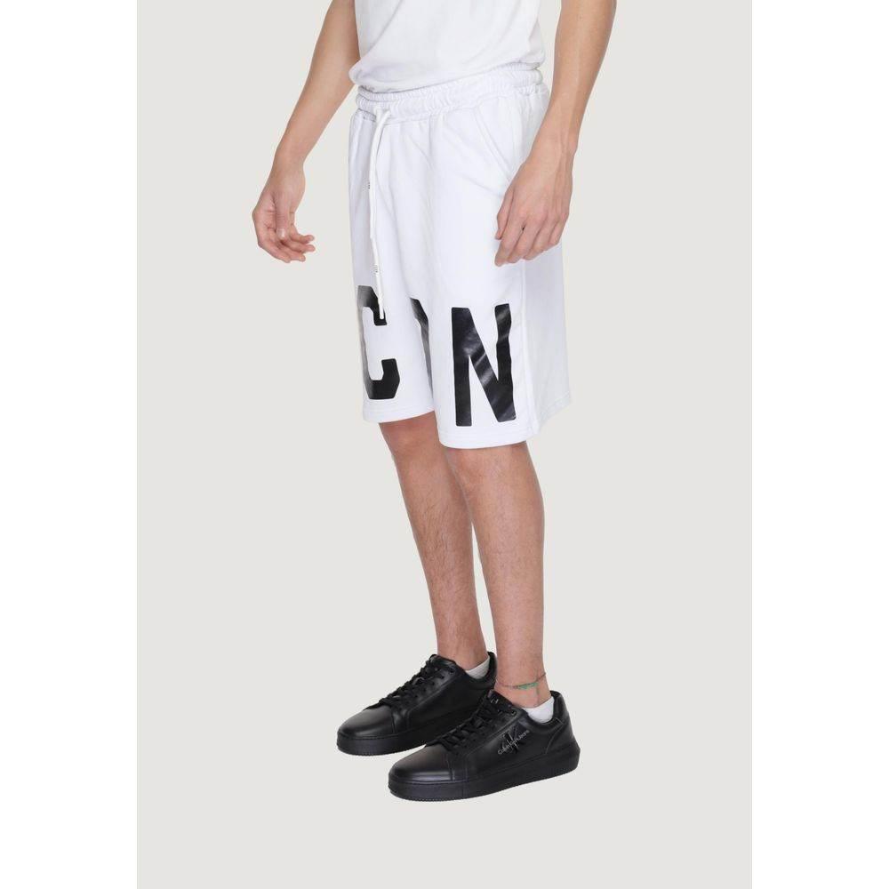 Icon White Cotton Bermuda - Hilstor