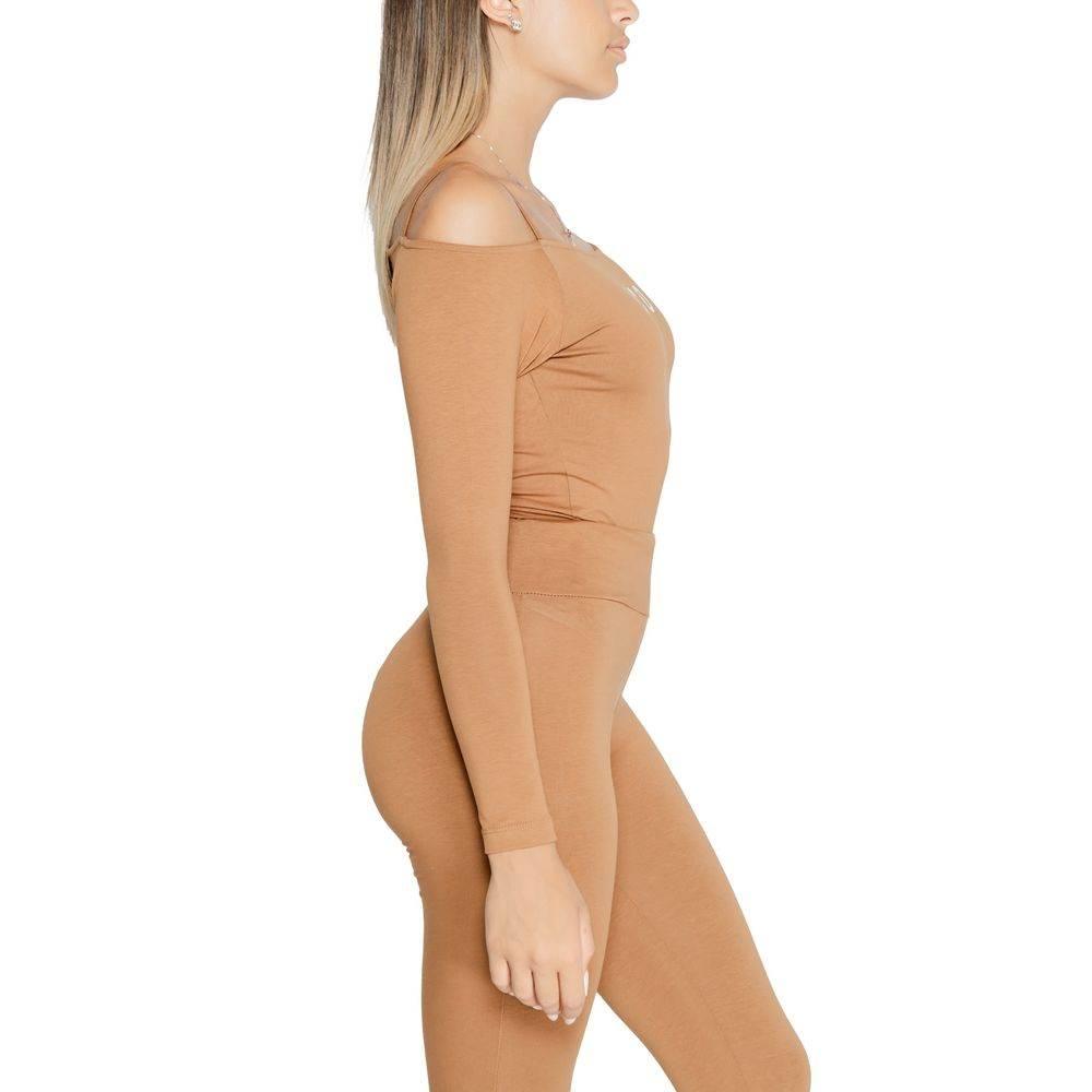 Icon Brown Cotton Bodysuit - Hilstor