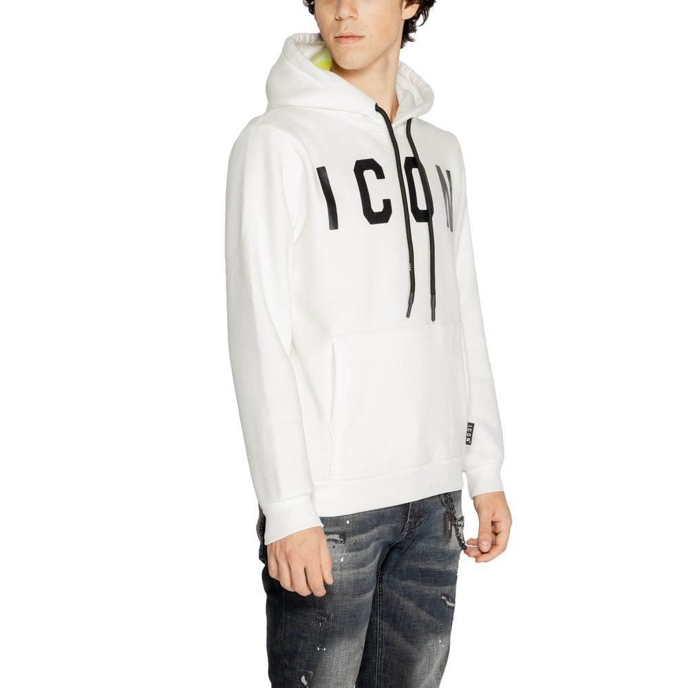 Icon White Cotton Hoody - Hilstor