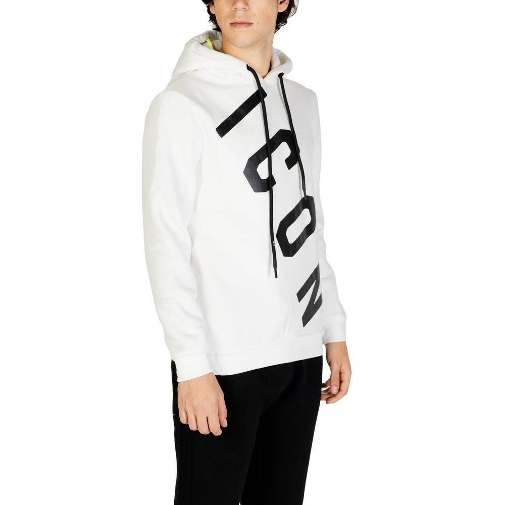 Icon White Cotton Hoody - Hilstor
