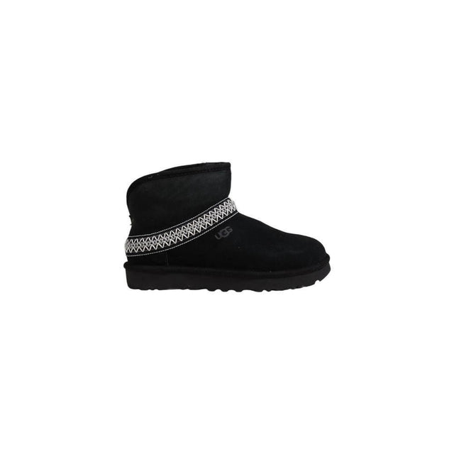 UGG Black Suede Leather Boot - Hilstor