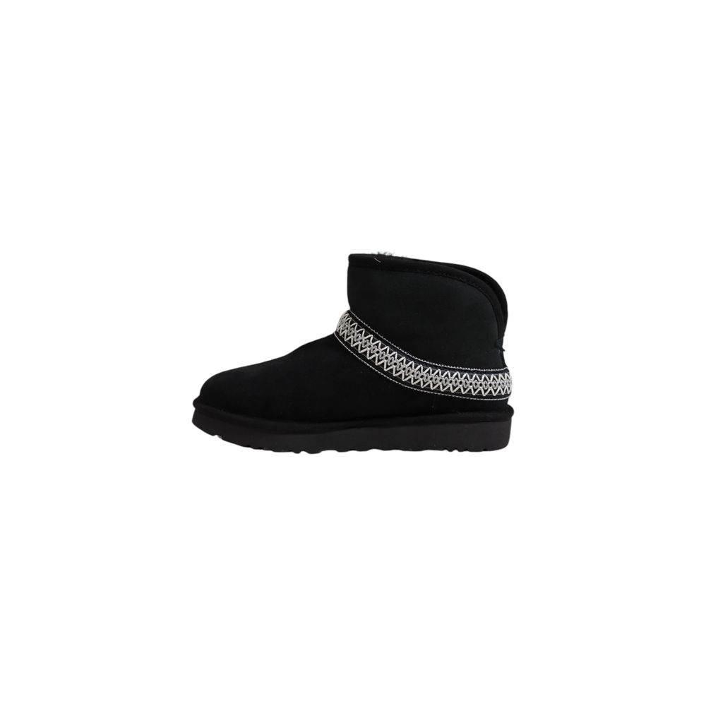 UGG Black Suede Leather Boot - Hilstor